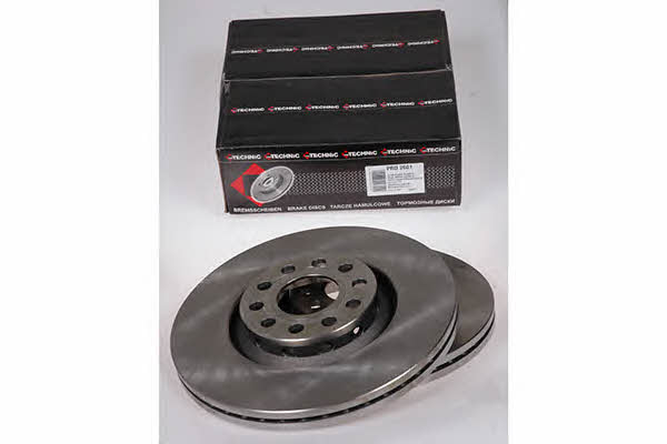 Protechnic PRD2601 Front brake disc ventilated PRD2601