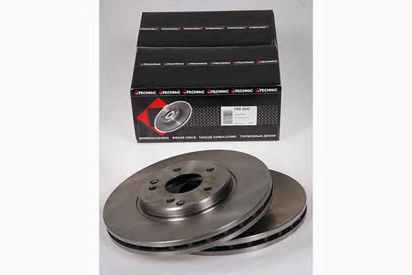 Protechnic PRD2642 Front brake disc ventilated PRD2642