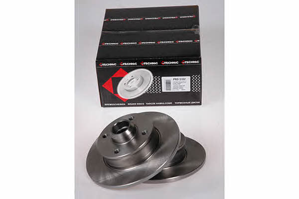 Protechnic PRD5102 Rear brake disc, non-ventilated PRD5102