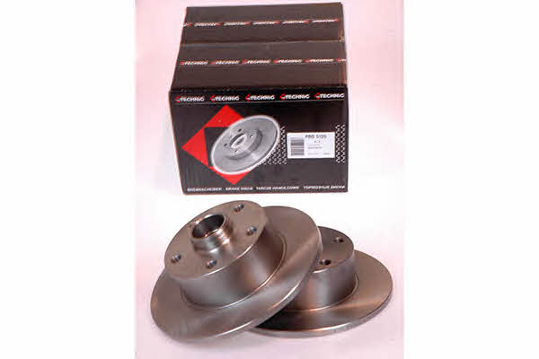 Protechnic PRD5125 Rear brake disc, non-ventilated PRD5125