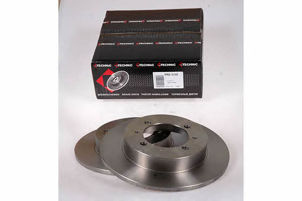 Protechnic PRD5128 Rear brake disc, non-ventilated PRD5128
