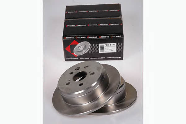 Protechnic PRD5170 Rear brake disc, non-ventilated PRD5170