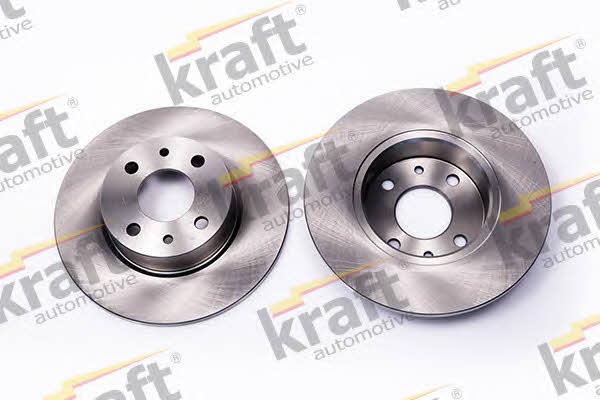 Kraft Automotive 6053000 Rear brake disc, non-ventilated 6053000
