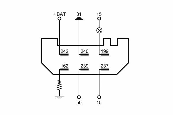Nagares TLAC/6-12 Glow plug relay TLAC612