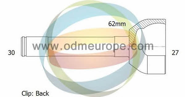 Odm-multiparts 12-090221 CV joint 12090221