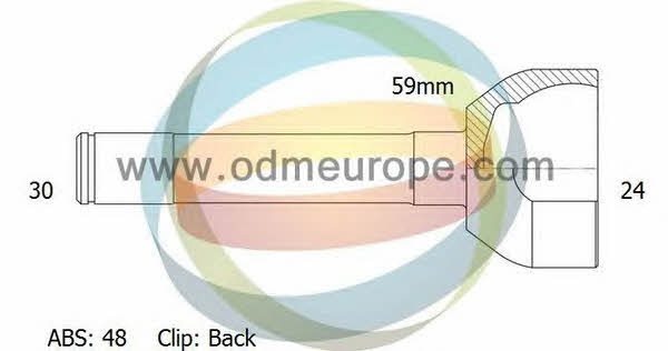 Odm-multiparts 12-090248 CV joint 12090248