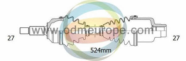 Odm-multiparts 18-012050 Drive shaft 18012050