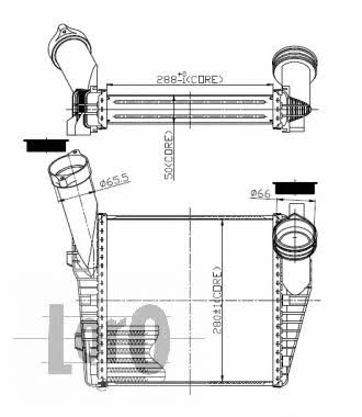 Turbocharger intercooler Audi Q7: 0030180010 Loro Intercooler, charger