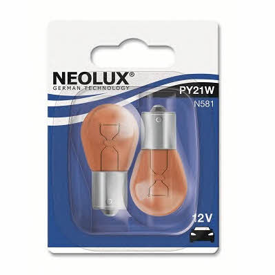 Glow bulb yellow PY21W 12V 21W Neolux N581-02B
