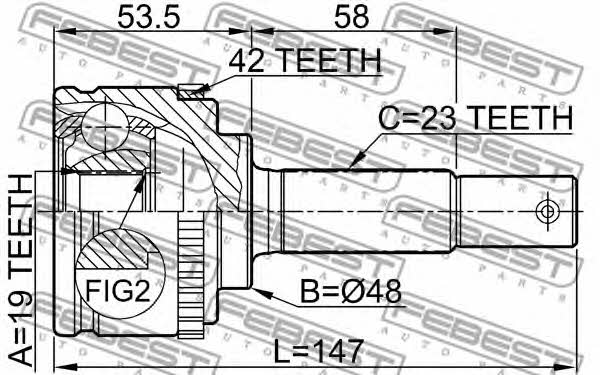 Buy Febest 0210-043A42 at a low price in United Arab Emirates!