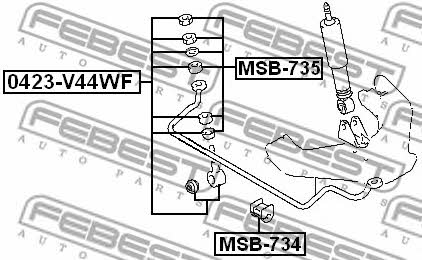 Buy Febest 0423V44WF – good price at EXIST.AE!
