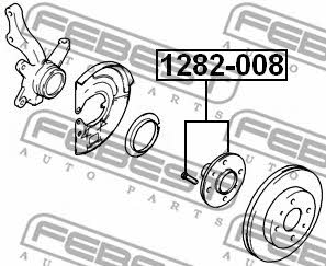Wheel hub front Febest 1282-008