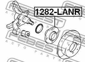 Wheel hub Febest 1282-LANR