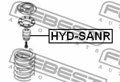 Rear shock absorber bump Febest HYD-SANR