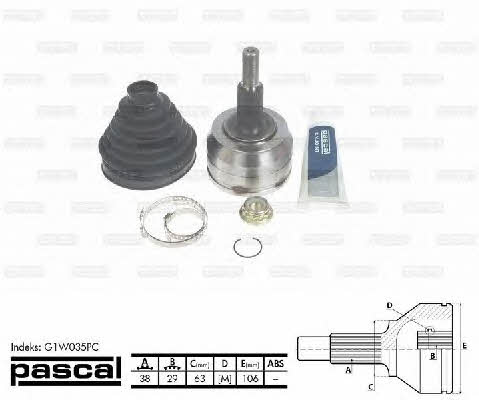 Pascal Constant velocity joint (CV joint), outer, set – price 137 PLN