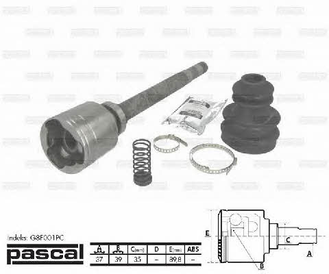 Pascal G8F001PC CV joint (CV joint), inner right, set G8F001PC