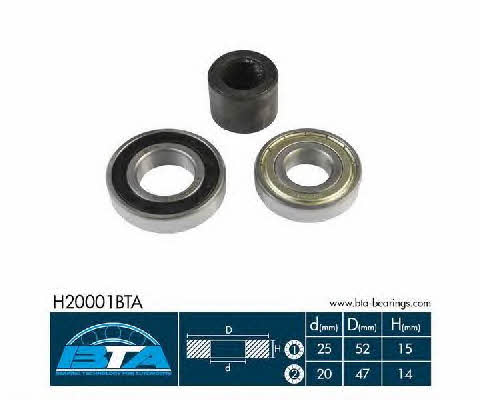 Wheel bearing kit BTA H20001BTA