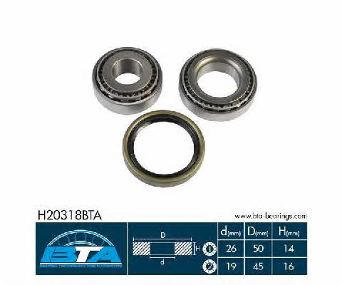 BTA H20318BTA Wheel bearing kit H20318BTA