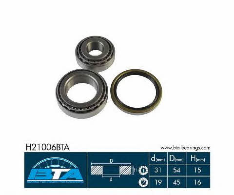 BTA H21006BTA Wheel bearing kit H21006BTA