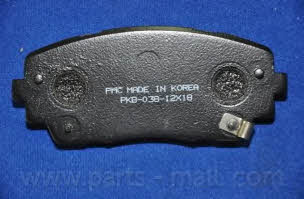 PMC PKB-038 Brake Pad Set, disc brake PKB038