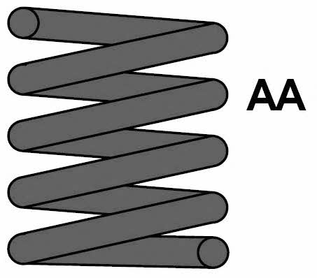 Maxtrac MC1641 Suspension spring front MC1641