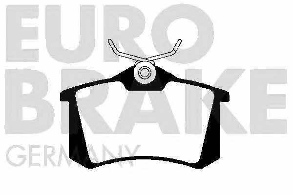 Eurobrake 5502229970 Brake Pad Set, disc brake 5502229970
