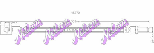 Brovex-Nelson H5272 Brake Hose H5272