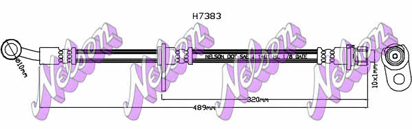 Brovex-Nelson H7383 Brake Hose H7383