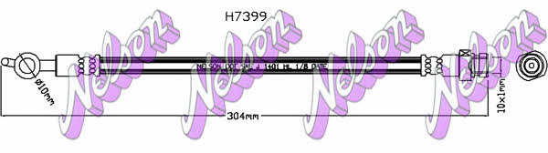 Brovex-Nelson H7399 Brake Hose H7399