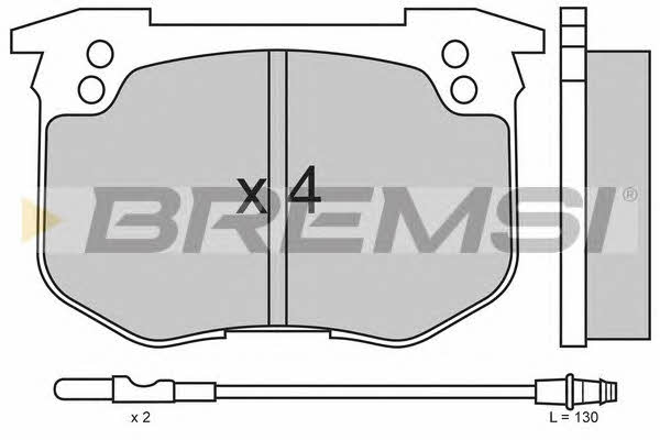 Bremsi BP2159 Brake Pad Set, disc brake BP2159
