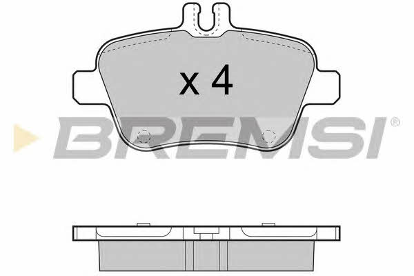 Bremsi BP3469 Brake Pad Set, disc brake BP3469