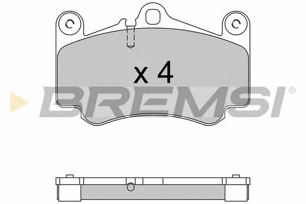 Bremsi BP3572 Brake Pad Set, disc brake BP3572