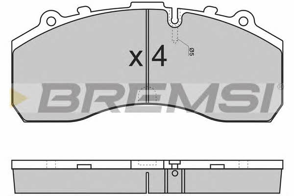 Bremsi BP7278 Brake Pad Set, disc brake BP7278