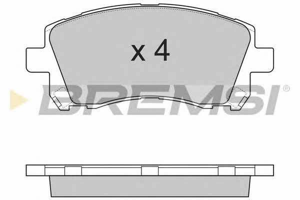 Bremsi BP2819 Brake Pad Set, disc brake BP2819