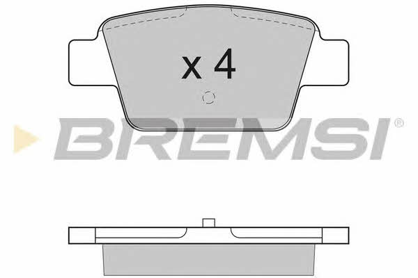 Bremsi BP2947 Brake Pad Set, disc brake BP2947