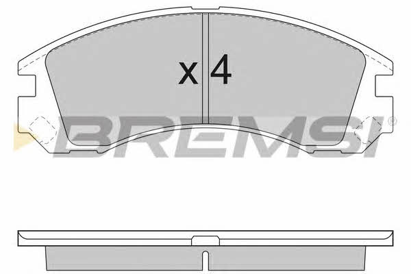 Bremsi BP2953 Brake Pad Set, disc brake BP2953