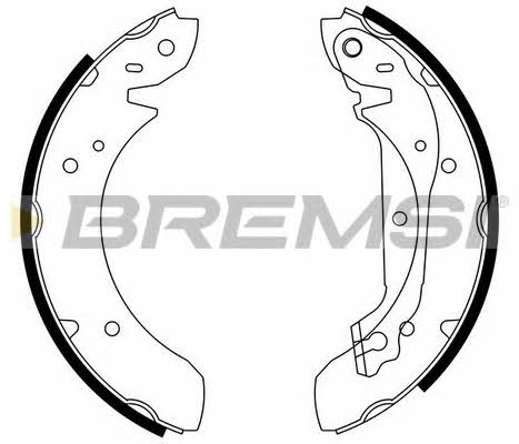 Bremsi GF0195 Brake shoe set GF0195