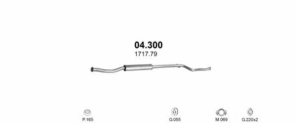 Polmostrow POLMO00165 Exhaust system POLMO00165 POLMO00165 Polmostrow Exhaust system