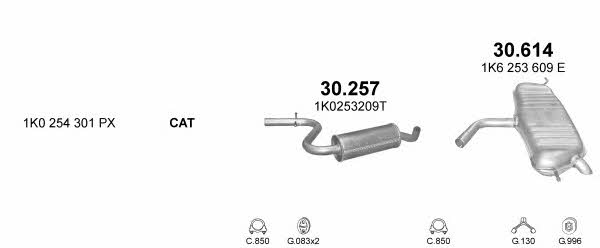 Polmostrow POLMO90017 Exhaust system POLMO90017 POLMO90017 Polmostrow Exhaust system