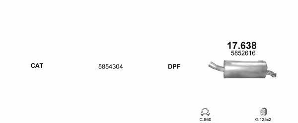 Polmostrow POLMO99512 Exhaust system POLMO99512 POLMO99512 Polmostrow Exhaust system