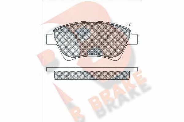 R Brake RB1579 Brake Pad Set, disc brake RB1579