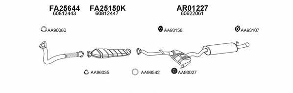  010019 Exhaust system 010019