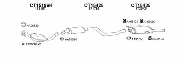  150138 Exhaust system 150138