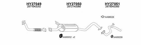  270007 Exhaust system 270007