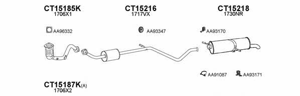  150483 Exhaust system 150483