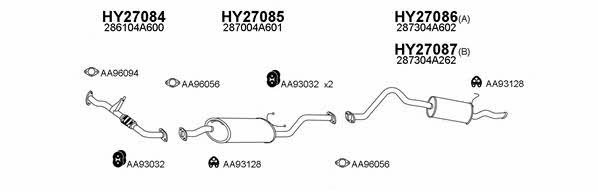  270032 Exhaust system 270032