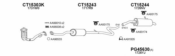 Veneporte 150557 Exhaust system 150557