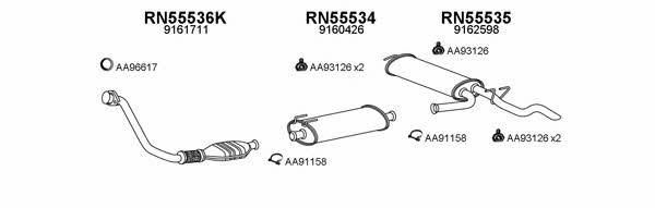  400418 Exhaust system 400418