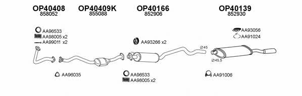  400462 Exhaust system 400462