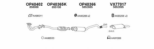  400479 Exhaust system 400479